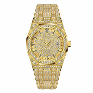 MISSFOX Watch Women Watches Luxury Brand 2019 18K Gold Watch Fashion Calender Lady Diamond Watch Female Quartz Wristwatches Hour